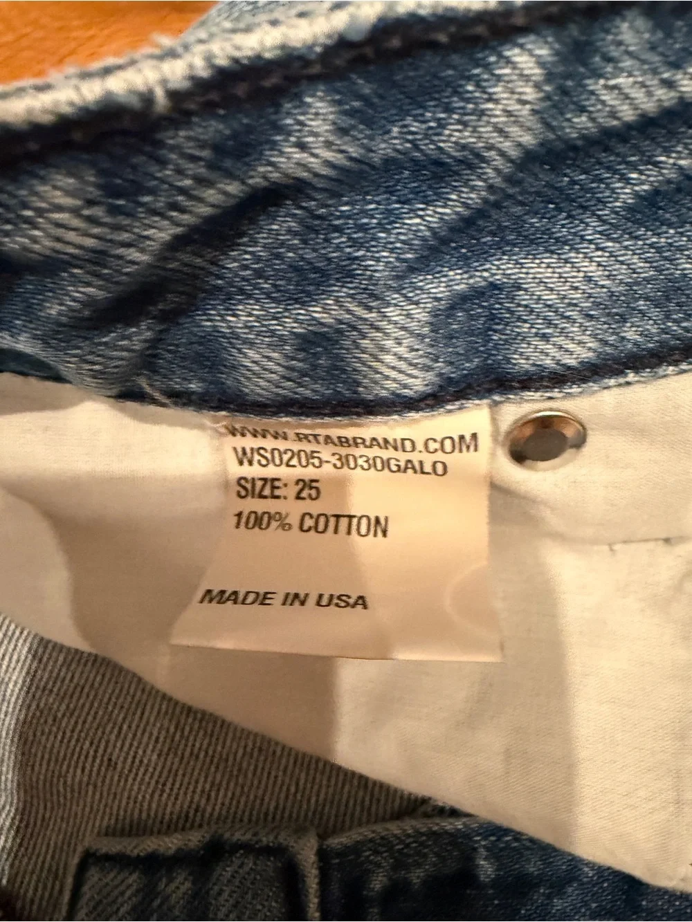 RtA DENIM SHORTS